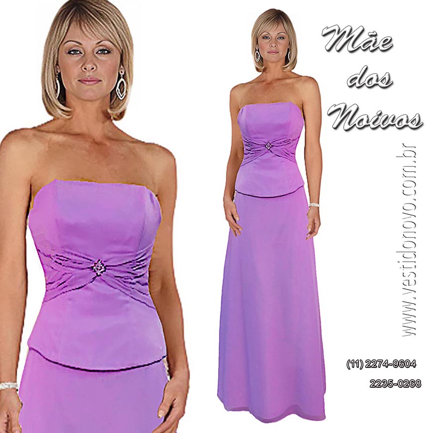 vestido para m�e da noiva, lilas, zona sul de S�o Paulo