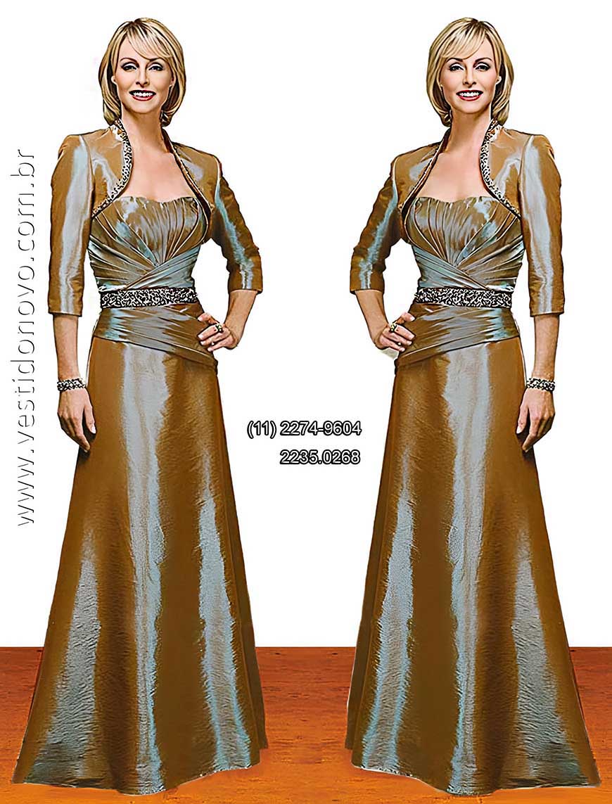 vestido verde musgo, me da noiva plus size tamanho grande, com manga, em So Paulo